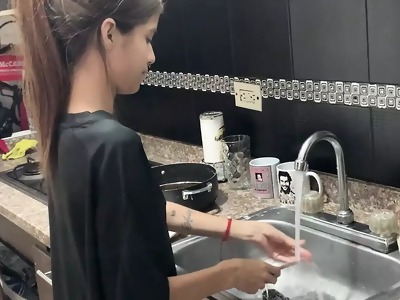 teases stepsister my